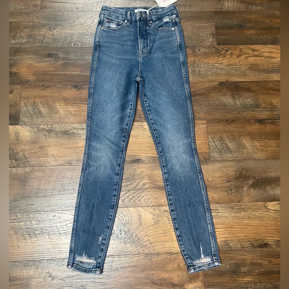 NWT Good American Jeans Good Curve Skinny Jeans Women’s Size 00/24